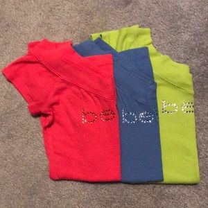 Bebe short sleeve logo top